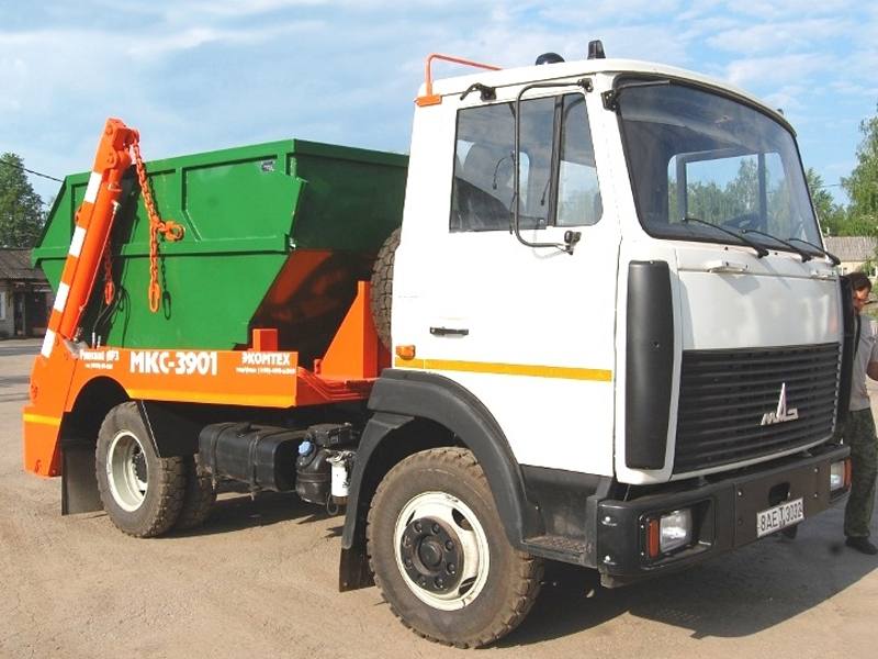 Вывоз мусора в Районе Сокол Контейнер 8 м3 Строительный мусор Газель с ...